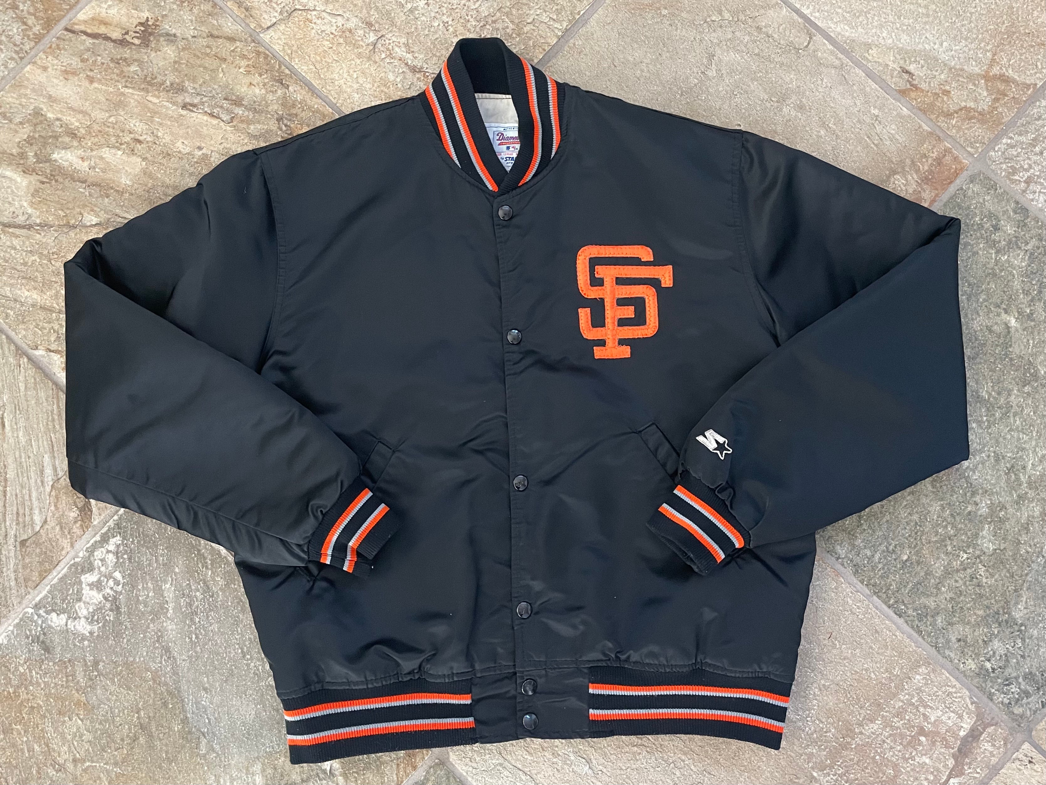 Vintage San Francisco Giants Starter Satin Baseball Jacket, Size