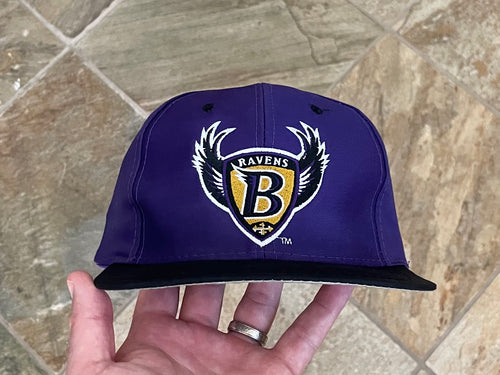 Vintage Baltimore Ravens Logo 7 Snapback Football Hat