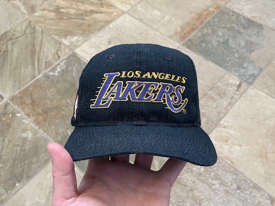 Vintage 1990s Los Angeles Lakers Script Sports Specialties Wool Snapba