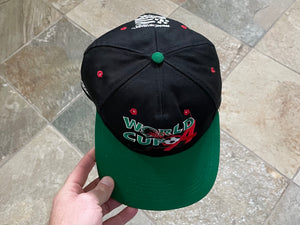 Vintage 1994 World Cup Logo Athletic Soccer Snapback Hat ***