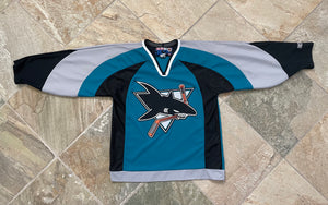 Vintage San Jose Sharks CCM Hockey Jersey, Size Medium