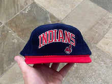 Load image into Gallery viewer, Vintage Cleveland Indians Universal Corduroy Snapback Baseball Hat