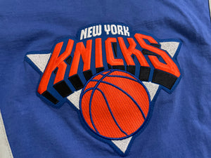 Vintage New York Knicks Champion Shooting Basketball TShirt, Size Large