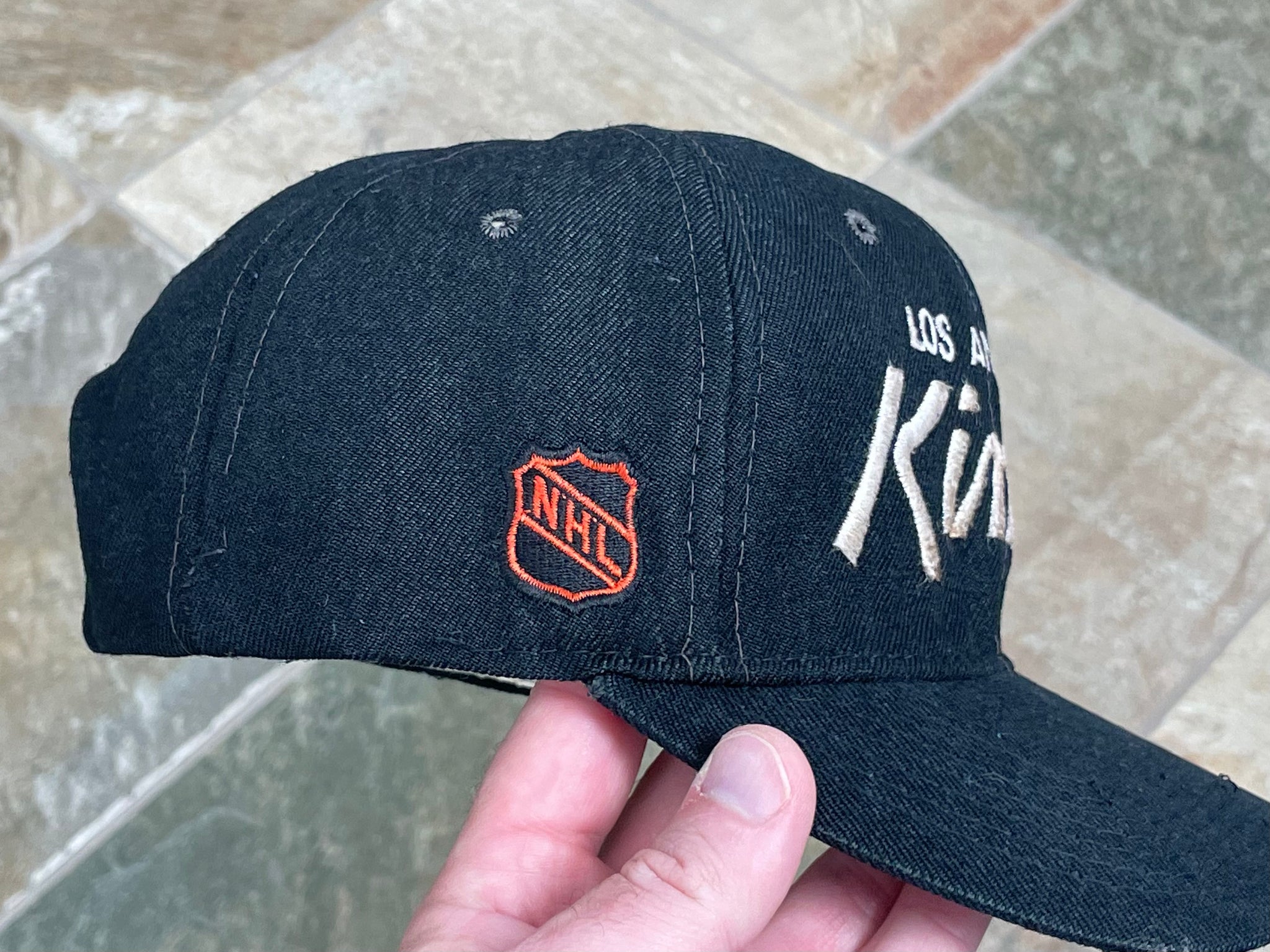 Vintage LA KINGS Sports Specialties SCRIPT Snapback Hat NHL CAP 90's RARE Vintage LA KINGS Sports Specialties SCRIPT Snapback Hat NHL CAP 90's RARE
