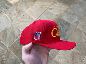 Vintage Kansas City Chiefs Sports Specialties Script Snapback Football Hat