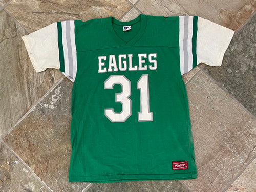 Vintage Philadelphia Eagles Wilbert Montgomery Rawlings Football TShirt, Size Large