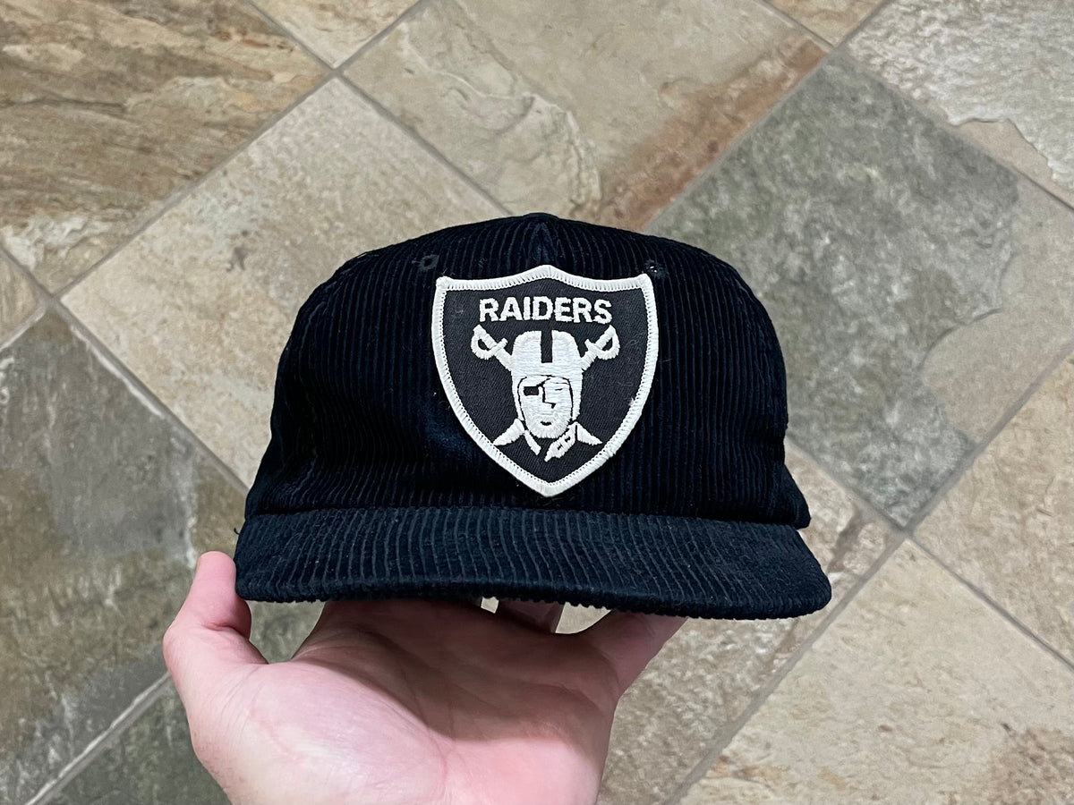 Vintage Los Angeles Raiders Youngan Corduroy Snapback Football Hat ...