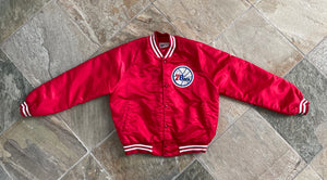 Vintage Philadelphia 76ers ChalkLine Satin Basketball Jacket, Size Large