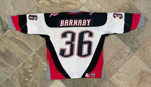 Vintage Buffalo Sabres Matthew Barnaby Starter Hockey Jersey, Size Large