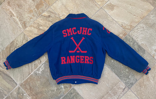 Vintage SMC JHC Rangers Hans Benson Hockey Jacket, Size XL