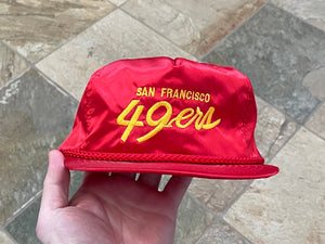 Vintage San Francisco 49ers Satin Script Strapback Football Hat