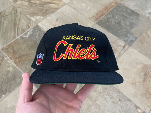 Vintage Kansas City Chiefs Sports Specialties Script Snapback Football Hat