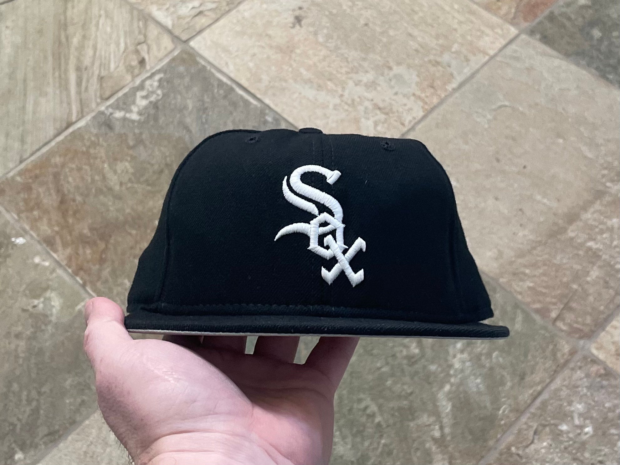 Vintage Chicago White Sox Hat Baseball Cap New Era Pro Model Made