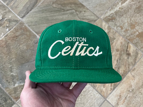 Vintage Boston Celtics Sports Specialties Script Snapback Basketball Hat