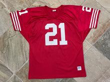 Load image into Gallery viewer, Vintage San Francisco 49ers Deion Sanders Wilson Football Jersey, Size XL