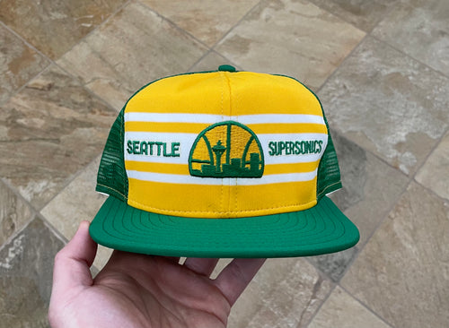 Vintage Seattle SuperSonics AJD Snapback Basketball Hat