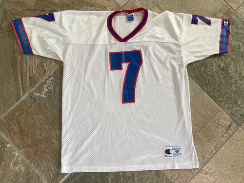 Vintage Buffalo Bills Doug Flutie Champion Football Jersey, Size 48, XL