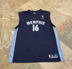 Vintage Memphis Grizzlies Pau Gasol Reebok Basketball Jersey, Size XL