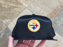 Load image into Gallery viewer, Vintage Pittsburgh Steelers AJD Satin Snapback Football Hat