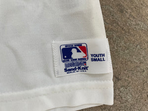 Vintage Seattle Mariners Sand Knit Baseball Jersey, Size Youth Small, 6-8