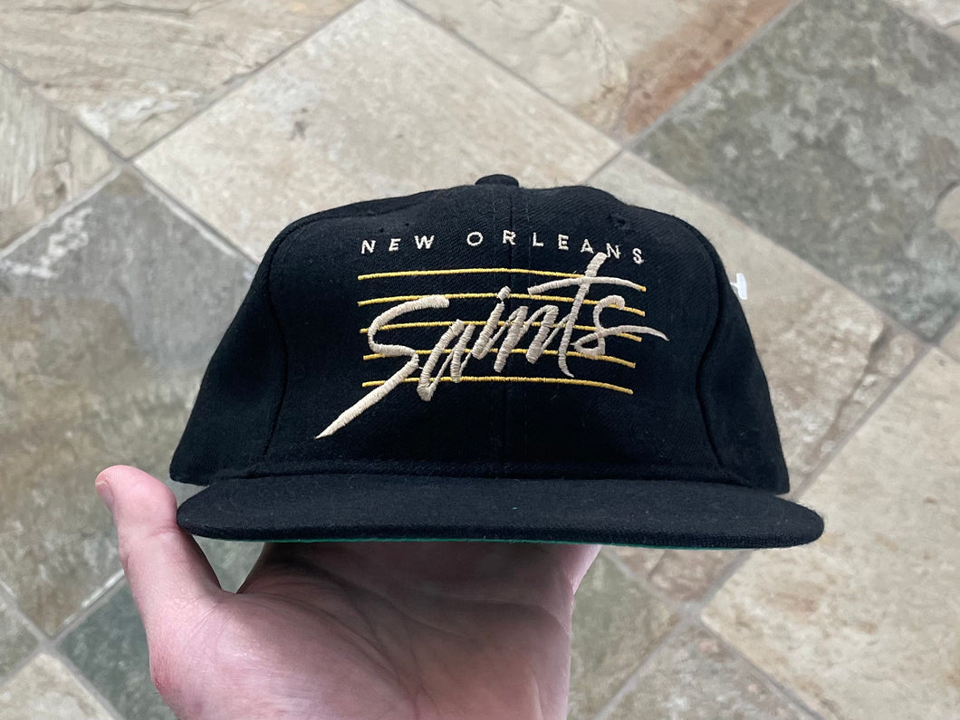 Vintage New Orleans Saints Drew Pearson Bar Snapback Football Hat
