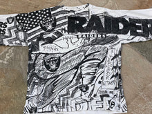 Load image into Gallery viewer, Vintage Los Angeles Raiders Magic Johnson Football Tshirt, Size Medium