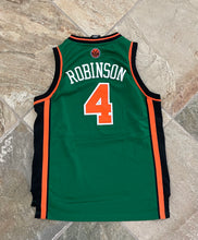 Load image into Gallery viewer, Vintage New York Knicks Nate Robinson St. Patrick’s Adidas Basketball Jersey, Size Youth Large, 14-16
