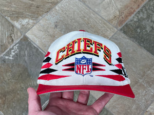 Vintage Kansas City Chiefs Logo Athletic Diamond Snapback Football Hat