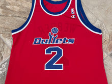 Load image into Gallery viewer, Vintage Washington Bullets Chris Webber Champion Basketball Jersey, Size 48, XL