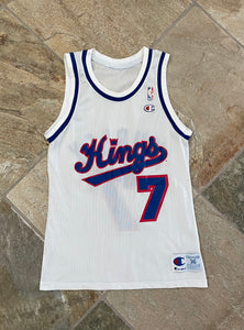Vintage Sacramento Kings Bobby Hurley Champion Basketball Jersey, Size 36, Small