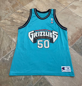 Vintage Vancouver Grizzlies Bryant Reeves Champion Basketball Jersey, Size 48, XL