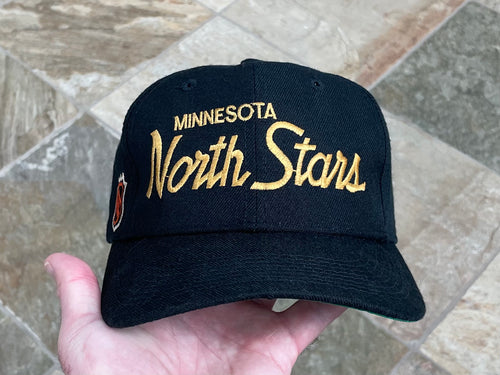 Vintage Minnesota North Stars Sports Specialties Script Snapback Hockey Hat