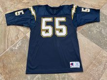 Load image into Gallery viewer, Vintage San Diego Chargers Junior Seau Champion Football Jersey, Size 44, Large