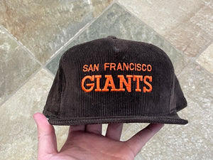 Vintage San Francisco Giants AJD Corduroy Snapback Baseball Hat
