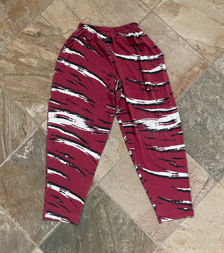 Vintage Alabama Crimson Tide Zubaz Football College Pants, Size Small