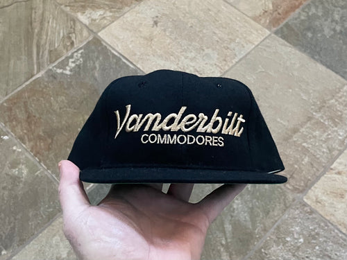 Vintage Vanderbilt Commodores Sports Specialties Script Snapback College Hat