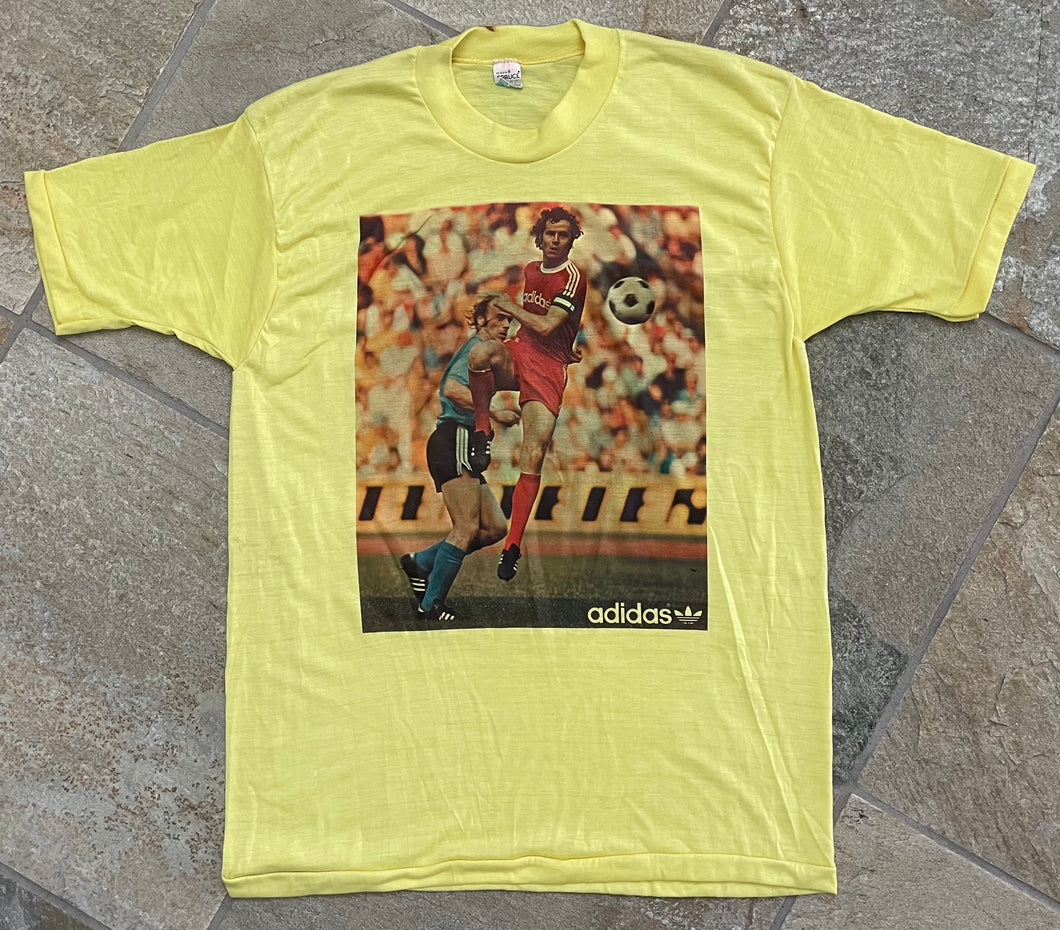 Vintage Bayern Munich Franz Beckenbauer Adidas Soccer Tshirt, Size Large