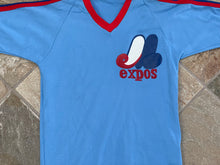 Load image into Gallery viewer, Vintage Montreal Expos Sand Knit Baseball Jersey, Size Youth XL