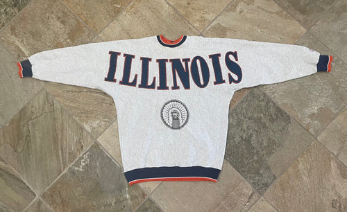 Vintage Illinois Fighting Illini Legends College Sweatshirt, Size XL