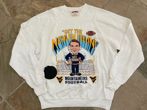 Vintage West Virginia Mountaineers Nutmeg College Sweatshirt, Size XL