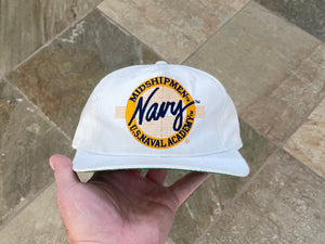 Vintage Navy Midshipmen The Game Circle Logo Snapback College Hat