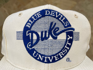 Vintage Duke Blue Devils The Game Circle Logo Snapback College Hat