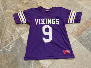 Vintage Minnesota Vikings Tommy Kramer Rawlings Football TShirt, Size Small
