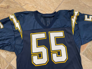 Vintage San Diego Chargers Junior Seau Champion Football Jersey, Size 44, Large