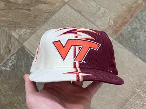 Vintage Virginia Tech Hokies Starter Shockwave Strapback College Hat