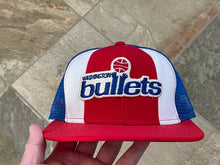 Load image into Gallery viewer, Vintage Washington Bullets AJD Snapback Basketball Hat