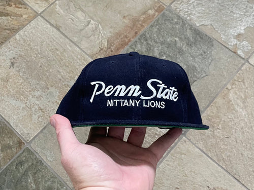 Vintage Penn State Nittany Lions Sports Specialties Script Snapback College Hat