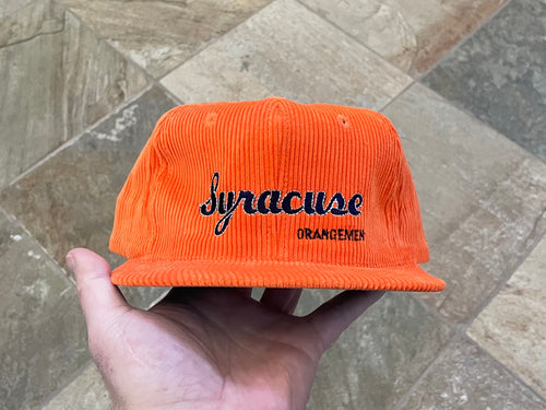 Vintage Syracuse Orangemen The Game Corduroy Snapback College Hat