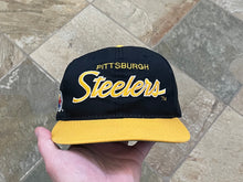 Load image into Gallery viewer, Vintage Pittsburgh Steelers Sports Specialties Script Snapback Football Hat