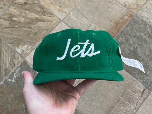 Vintage New York Jets Sports Specialties Script Snapback Football Hat